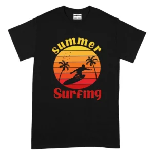 Summer Surfing TShirt - Black