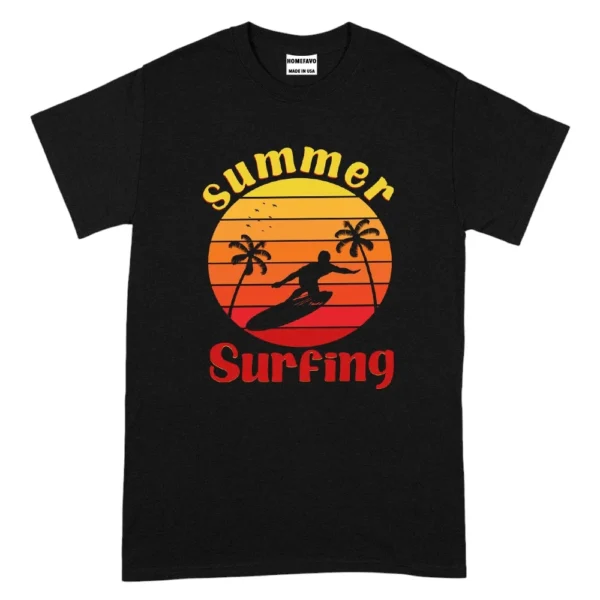 Summer Surfing TShirt - Black