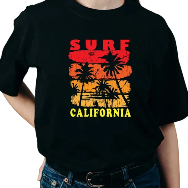 Surf Califonia TShirt - Black